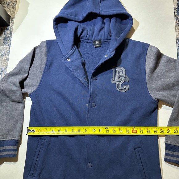DC Navy and Charcoal Hooded Jacket - Picture 4 of 6